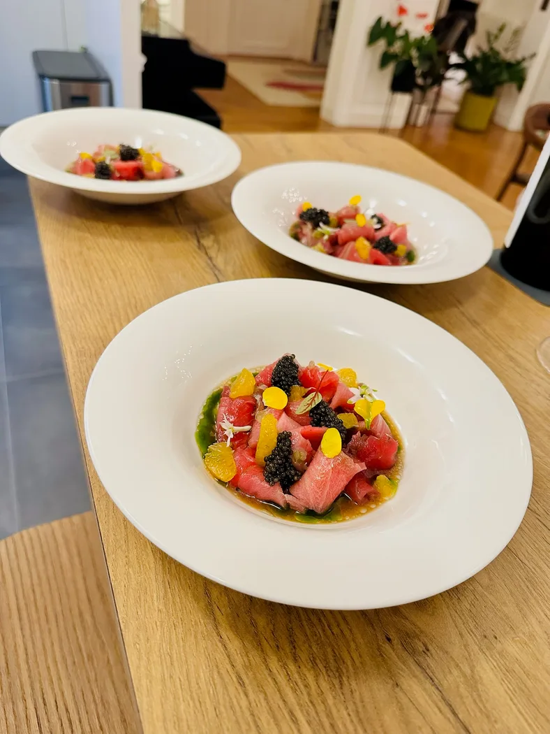 Dîner privé de 6 — Paris — Dîner et accord mets et vins